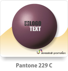 Anti Stress Ball Pu Bälle Farbe Bordeaux Pantone 229 C
