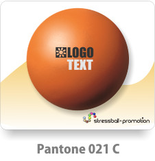 Anti Stress Ball Pu Bälle Farbe Orange Pantone 021 C