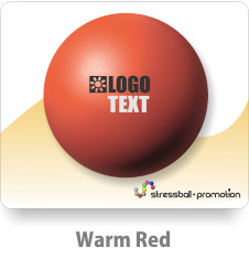 Anti Stress Ball Pu Bälle Farbe Warm Red