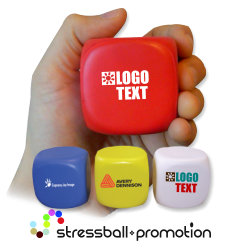 Bild Antistress Produkt aus Schaumstoff PU Antistressball Würfel Cube