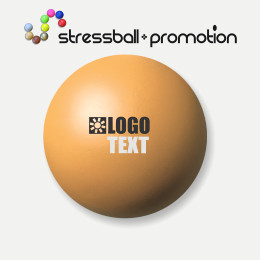 Schaumstoffball Bild Farbe gelb orange Pantone 1355 C