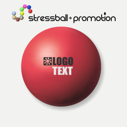Schaumstoffball Knautschball Bild Farbe rot Pantone 185 C